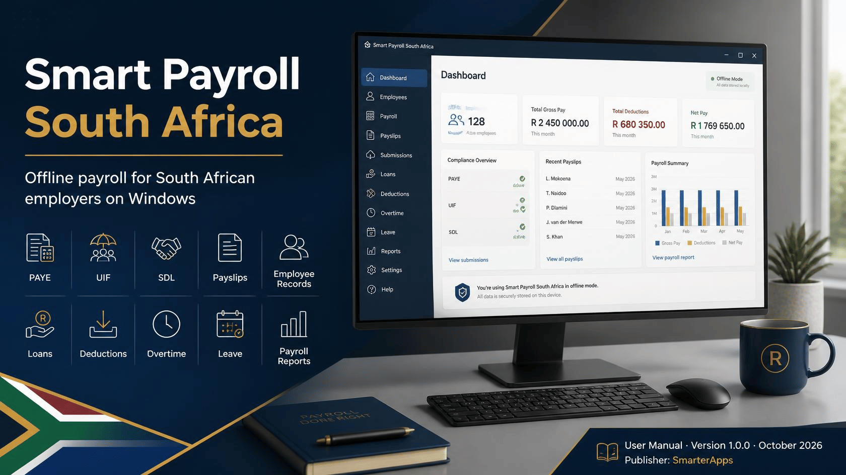 Smart Payroll South Africa for Windows PC Only